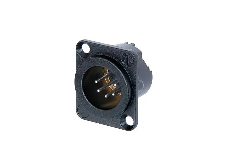 Neutrik ch. 5P han sort 